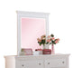 Lacey White Mirror - Home Furniture And More (Brentwood, MD)