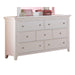 Lacey White Dresser - Home Furniture And More (Brentwood, MD)