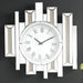 Lavina Mirrored & Faux Diamonds Wall Clock - Home Furniture And More (Brentwood, MD)