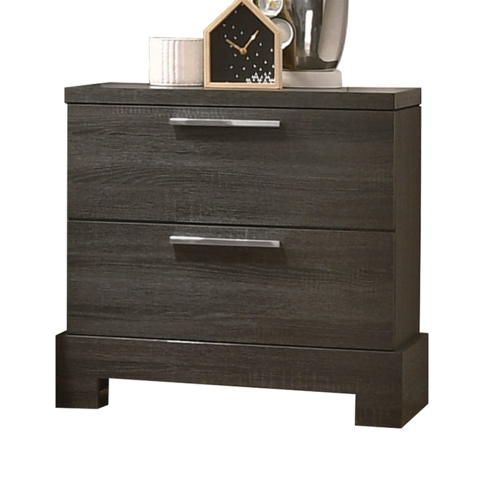 Lantha Gray Oak Nightstand - Home Furniture And More (Brentwood, MD)