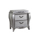 Leonora Vintage Platinum Nightstand - Home Furniture And More (Brentwood, MD)
