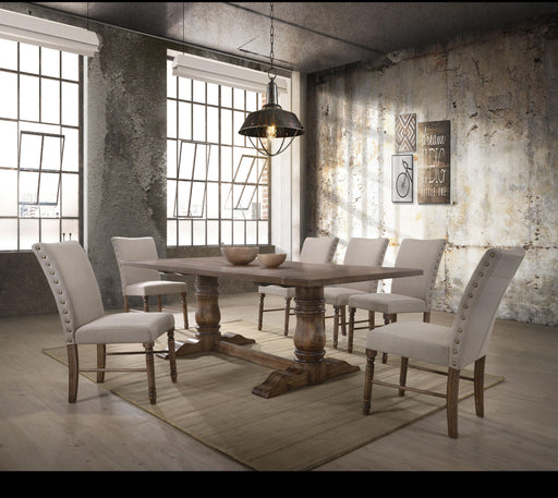 Leventis Weathered Oak Dining Table - Home Furniture And More (Brentwood, MD)