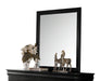 Louis Philippe Black Mirror - Home Furniture And More (Brentwood, MD)