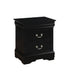 Louis Philippe Black Nightstand - Home Furniture And More (Brentwood, MD)