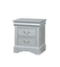 Louis Philippe III Platinum Nightstand - Home Furniture And More (Brentwood, MD)