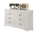 Louis Philippe White Dresser - Home Furniture And More (Brentwood, MD)