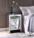 Malish Mirrored Accent Table (LED) - Home Furniture And More (Brentwood, MD)