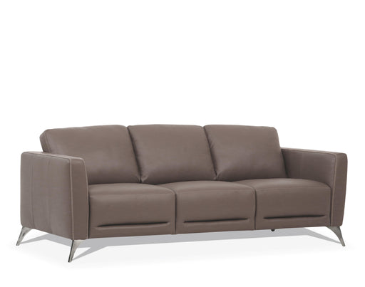Malaga Taupe Leather Sofa - Home Furniture And More (Brentwood, MD)