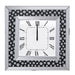 Marku Mirrored & Faux GemStones Wall Clock - Home Furniture And More (Brentwood, MD)