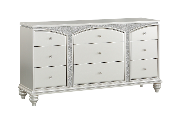 Maverick Platinum Dresser - Home Furniture And More (Brentwood, MD)