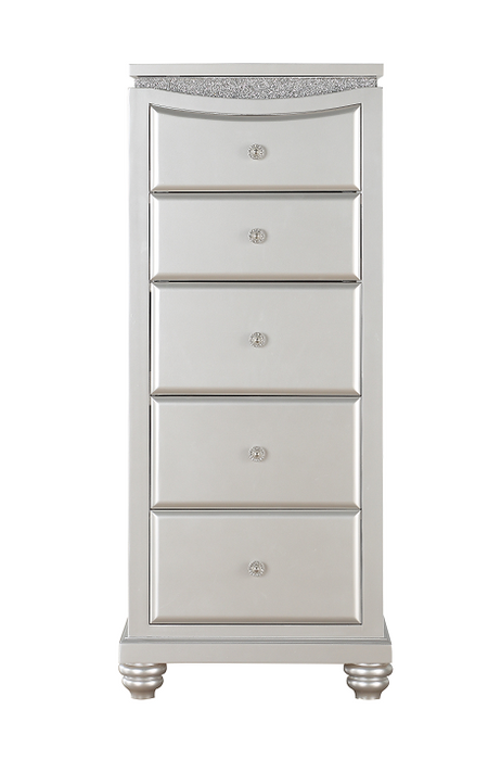 Maverick Platinum Lingerie Chest - Home Furniture And More (Brentwood, MD)