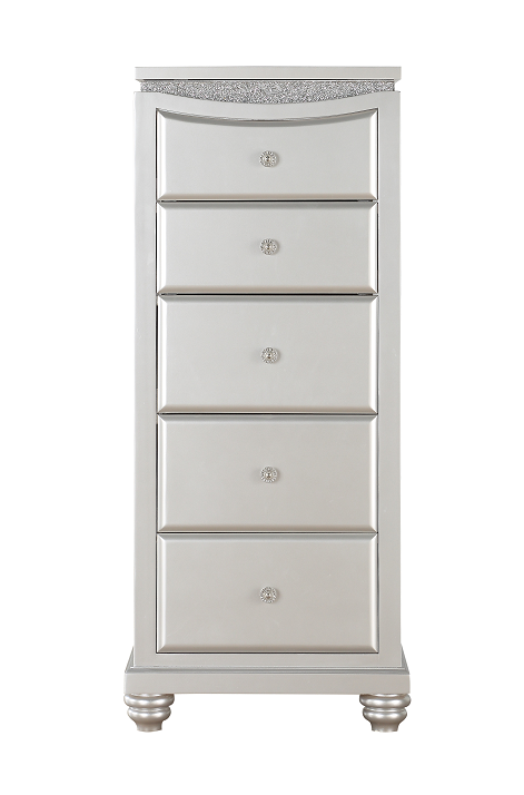 Maverick Platinum Lingerie Chest - Home Furniture And More (Brentwood, MD)