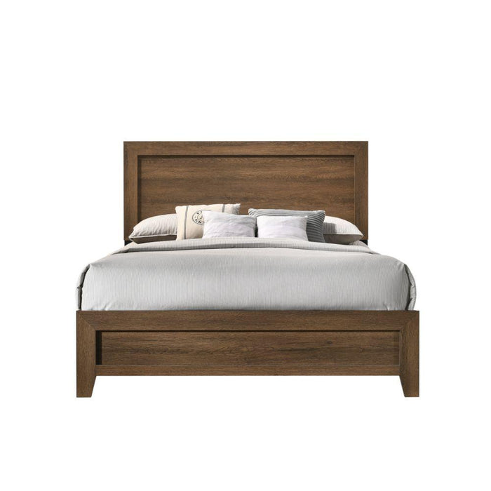 Miquell - Queen Bed - Brown, Light - 84" - Home Furniture And More (Brentwood, MD)