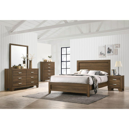 Miquell - Queen Bed - Brown, Light - 84" - Home Furniture And More (Brentwood, MD)