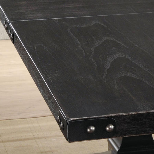 Morland Vintage Black Dining Table - Home Furniture And More (Brentwood, MD)