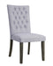 Merel Gray Linen & Gray Oak Side Chair - Home Furniture And More (Brentwood, MD)