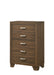 Miquell Oak Chest - Home Furniture And More (Brentwood, MD)