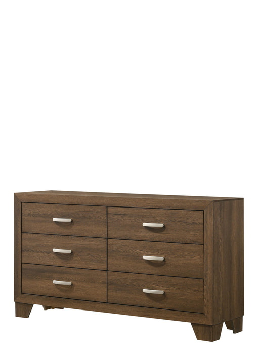 Miquell Oak Dresser - Home Furniture And More (Brentwood, MD)