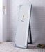Noralie Mirrored & Faux Diamonds Floor Mirror (LED) - Home Furniture And More (Brentwood, MD)