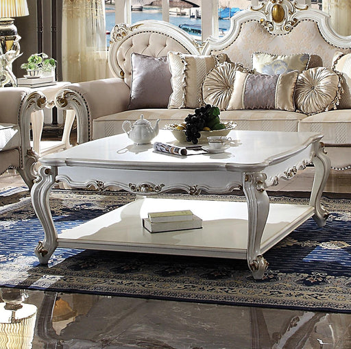 Picardy Antique Pearl Coffee Table - Home Furniture And More (Brentwood, MD)