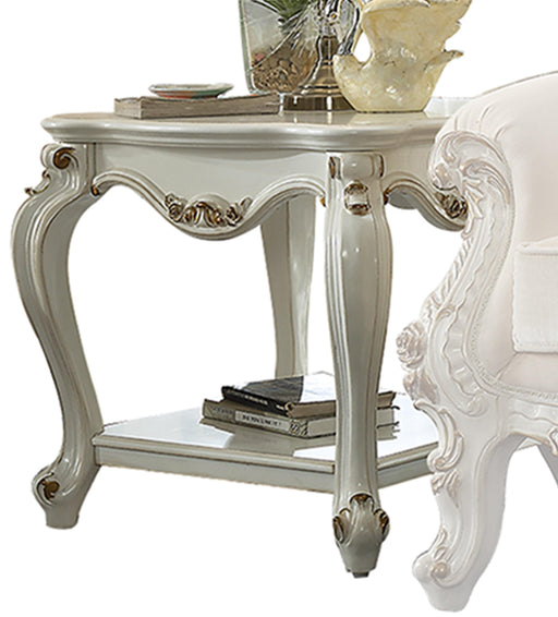 Picardy Antique Pearl End Table - Home Furniture And More (Brentwood, MD)