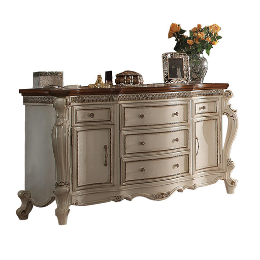 Picardy Antique Pearl & Cherry Oak Dresser - Home Furniture And More (Brentwood, MD)