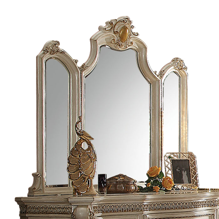 Picardy Antique Pearl Mirror - Home Furniture And More (Brentwood, MD)