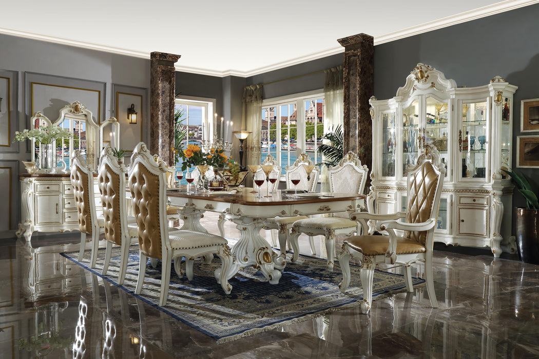 Picardy Antique Pearl & Cherry Oak Dining Table - Home Furniture And More (Brentwood, MD)