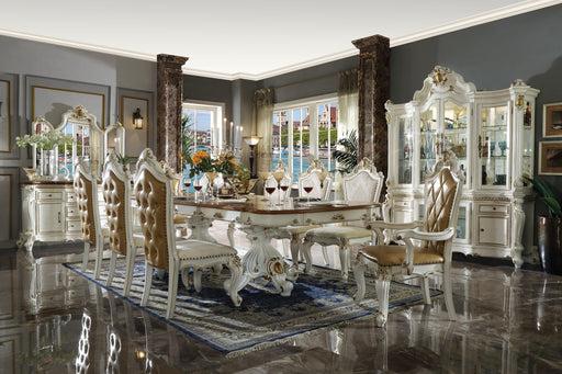 Picardy Antique Pearl & Cherry Oak Dining Table - Home Furniture And More (Brentwood, MD)