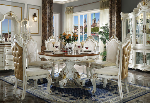 Picardy Antique Pearl & Cherry Oak Dining Table - Home Furniture And More (Brentwood, MD)