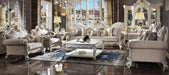Picardy Fabric & Antique Pearl Oversized Sofa - Home Furniture And More (Brentwood, MD)