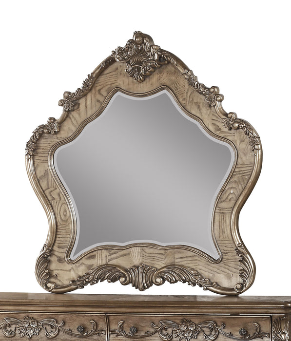 Ragenardus Vintage Oak Mirror - Home Furniture And More (Brentwood, MD)