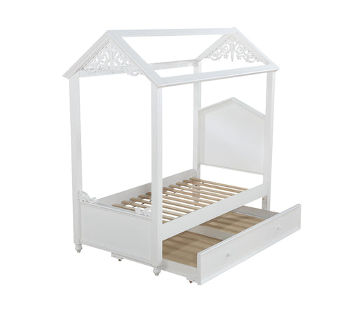 Rapunzel White Twin Bed - Home Furniture And More (Brentwood, MD)