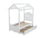 Rapunzel White Twin Bed - Home Furniture And More (Brentwood, MD)
