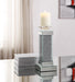 Rekha Mirrored & Faux Crystals Accent Candleholder - Home Furniture And More (Brentwood, MD)