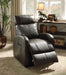Ricardo Dark Gray PU Recliner w/Power Lift - Home Furniture And More (Brentwood, MD)
