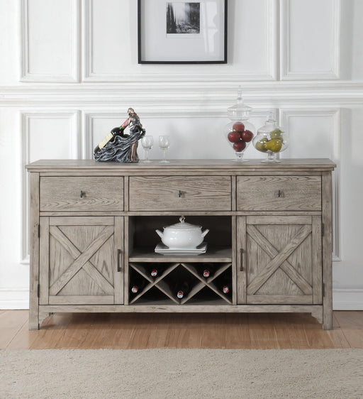 Rocky Gray Oak Server - Home Furniture And More (Brentwood, MD)