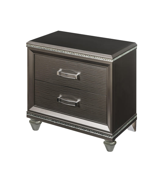 Sadie Dark Champagne Nightstand - Home Furniture And More (Brentwood, MD)