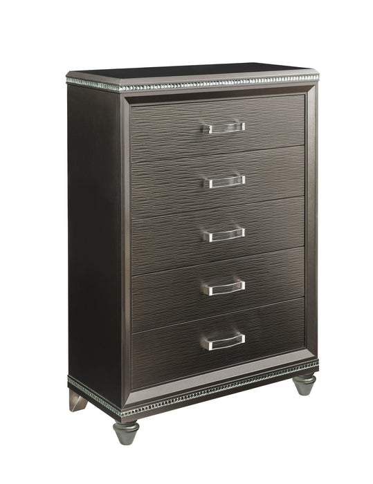 Sadie Dark Champagne Chest - Home Furniture And More (Brentwood, MD)
