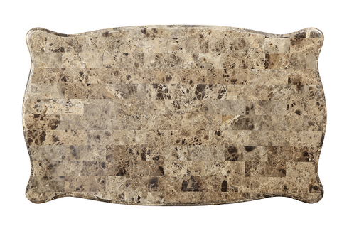 Shalisa Marble & Walnut Coffee Table - Home Furniture And More (Brentwood, MD)