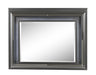 Sawyer Metallic Gray Mirror (LED) - Home Furniture And More (Brentwood, MD)