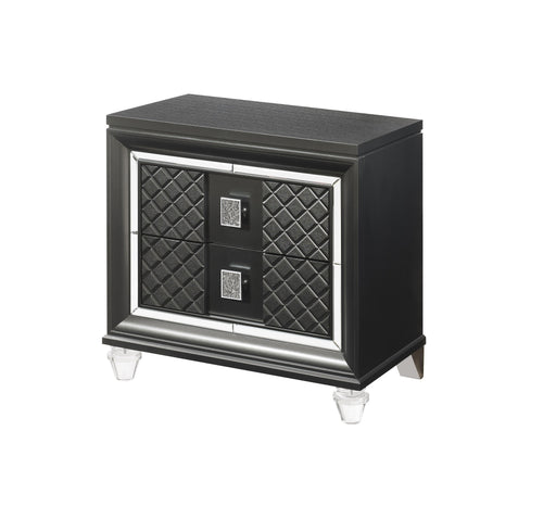 Sawyer Metallic Gray Nightstand - Home Furniture And More (Brentwood, MD)