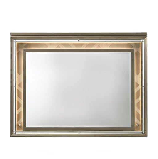 Skylar LED & Dark Champagne Mirror w/LED - Home Furniture And More (Brentwood, MD)
