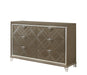 Skylar Dark Champagne Dresser - Home Furniture And More (Brentwood, MD)