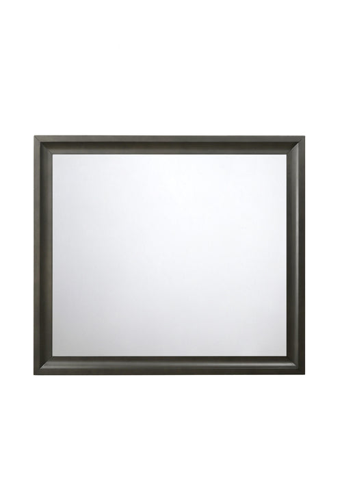 Soteris Antique Gray Mirror - Home Furniture And More (Brentwood, MD)