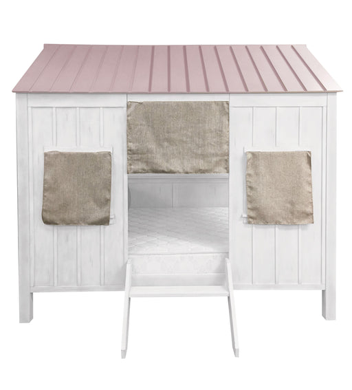 Spring Cottage White & Pink Full Bed - Home Furniture And More (Brentwood, MD)