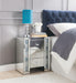 Sonia Mirrored & Faux Agate Accent Table - Home Furniture And More (Brentwood, MD)