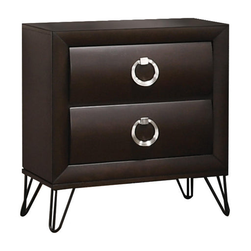 Tablita Dark Merlot Nightstand - Home Furniture And More (Brentwood, MD)