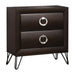 Tablita Dark Merlot Nightstand - Home Furniture And More (Brentwood, MD)