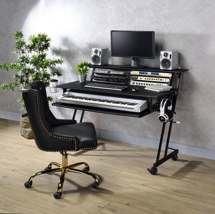 Suitor Black Computer Desk - Home Furniture And More (Brentwood, MD)